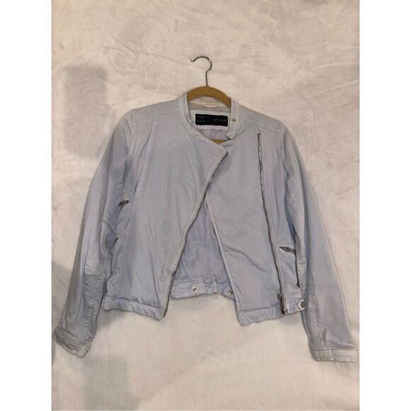 Zara jacket women’s size XS BABY BLUE - Picture 1 of 5